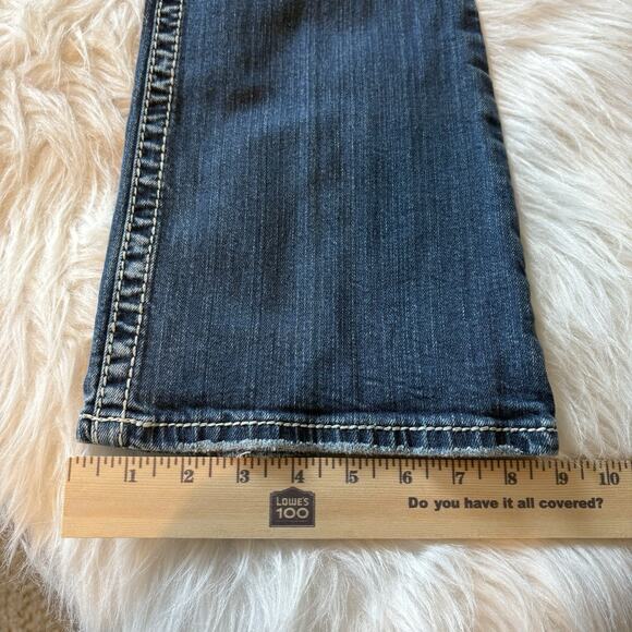 Silver Jeans‎ Womens 30 Blue Suki Bootcut Dark Wash Low Rise Denim Embroidered - Picture 11 of 11